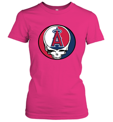 Los Angeles Angels Grateful Dead Steal Your Face Baseball Womens T-Shirt Womens T-Shirt - VeigarTee