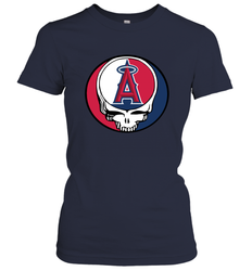 Los Angeles Angels Grateful Dead Steal Your Face Baseball Womens T-Shirt