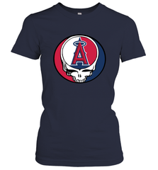 Los Angeles Angels Grateful Dead Steal Your Face Baseball Womens T-Shirt Womens T-Shirt - VeigarTee