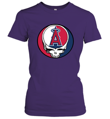 Los Angeles Angels Grateful Dead Steal Your Face Baseball Womens T-Shirt Womens T-Shirt - VeigarTee