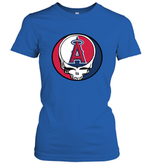Los Angeles Angels Grateful Dead Steal Your Face Baseball Womens T-Shirt Womens T-Shirt - VeigarTee