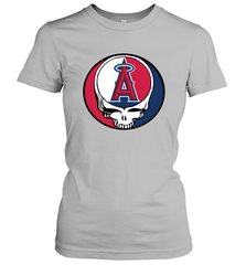 Los Angeles Angels Grateful Dead Steal Your Face Baseball Womens T-Shirt Womens T-Shirt - VeigarTee