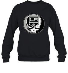 Los Angeles Kings Grateful Dead Steal Your Face Hockey NHL Adult Sweatshirt Adult Sweatshirt - VeigarTee