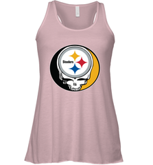Pittsburgh Steelers Grateful Dead Steal Your Face NFL Football Womens Racerback Tank Top Womens Racerback Tank Top - VeigarTee