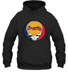 Atlanta Braves Grateful Dead Steal Your Face Baseball Adult Hoodie Sweatshirt Adult Hoodie Sweatshirt - VeigarTee