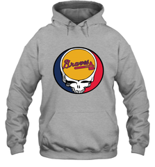 Atlanta Braves Grateful Dead Steal Your Face Baseball Adult Hoodie Sweatshirt Adult Hoodie Sweatshirt - VeigarTee