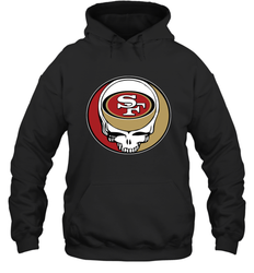 San Francisco 49ers Grateful Dead Steal Your Face NFL Football Adult Hoodie Sweatshirt