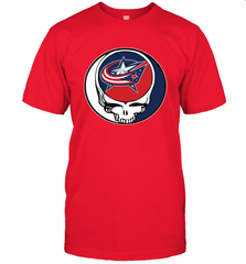 Columbus Blue Grateful Dead Steal Your Face Hockey NHL Mens T-Shirt Mens T-Shirt - VeigarTee