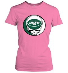 New York Jets Grateful Dead Steal Your Face NFL Football Womens T-Shirt Womens T-Shirt - VeigarTee
