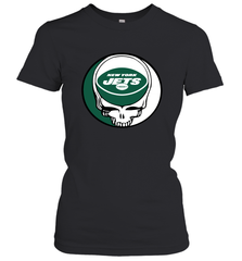 New York Jets Grateful Dead Steal Your Face NFL Football Womens T-Shirt Womens T-Shirt - VeigarTee