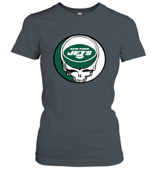 New York Jets Grateful Dead Steal Your Face NFL Football Womens T-Shirt Womens T-Shirt - VeigarTee