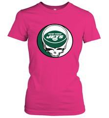 New York Jets Grateful Dead Steal Your Face NFL Football Womens T-Shirt Womens T-Shirt - VeigarTee