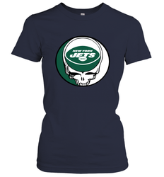 New York Jets Grateful Dead Steal Your Face NFL Football Womens T-Shirt