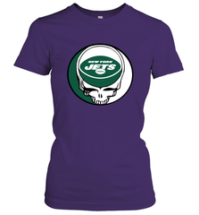 New York Jets Grateful Dead Steal Your Face NFL Football Womens T-Shirt Womens T-Shirt - VeigarTee