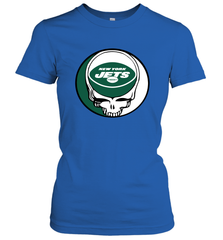 New York Jets Grateful Dead Steal Your Face NFL Football Womens T-Shirt Womens T-Shirt - VeigarTee