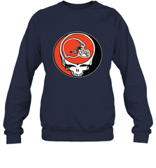 Cleveland Browns Grateful Dead Steal Your Face NFL Football Adult Sweatshirt Adult Sweatshirt - VeigarTee
