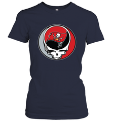 Tampa Bay Buccaneers Grateful Dead Steal Your Face NFL Football Womens T-Shirt Womens T-Shirt - VeigarTee