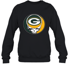 Green Bay Packers Grateful Dead Steal Your Face NFL Football Adult Sweatshirt