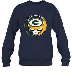 Green Bay Packers Grateful Dead Steal Your Face NFL Football Adult Sweatshirt