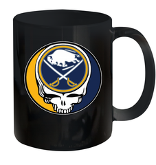 Buffalo Sabres Grateful Dead Steal Your Face Hockey NHL Ceramic Mug 11oz Ceramic Mug 11oz - VeigarTee