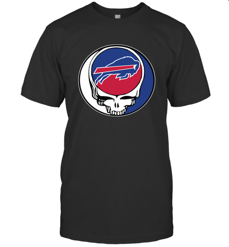 Buffalo Bills Grateful Dead Steal Your Face NFL Football Mens T-Shirt Mens T-Shirt / Black / S Mens T-Shirt - VeigarTee