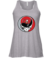 Tampa Bay Buccaneers Grateful Dead Steal Your Face NFL Football Womens Racerback Tank Top Womens Racerback Tank Top - VeigarTee