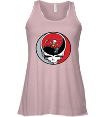 Tampa Bay Buccaneers Grateful Dead Steal Your Face NFL Football Womens Racerback Tank Top Womens Racerback Tank Top - VeigarTee