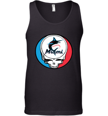 Miami Marlins Grateful Dead Steal Your Face Baseball Mens Tank Top Mens Tank Top - VeigarTee