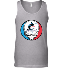 Miami Marlins Grateful Dead Steal Your Face Baseball Mens Tank Top Mens Tank Top - VeigarTee