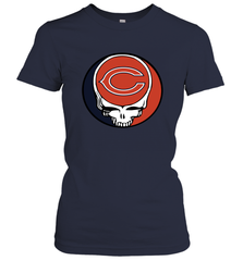 Chicago Bears Grateful Dead Steal Your Face NFL Football Womens T-Shirt Womens T-Shirt - VeigarTee