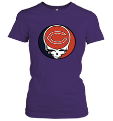 Chicago Bears Grateful Dead Steal Your Face NFL Football Womens T-Shirt Womens T-Shirt - VeigarTee