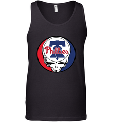 Philadelphia Phillies Grateful Dead Steal Your Face Baseball Mens Tank Top Mens Tank Top - VeigarTee