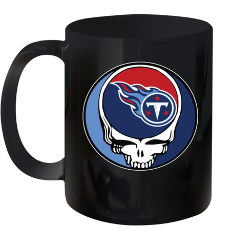 Tennessee Titans Grateful Dead Steal Your Face NFL Football Ceramic Mug 11oz Ceramic Mug 11oz / Black / 11oz Ceramic Mug 11oz - VeigarTee