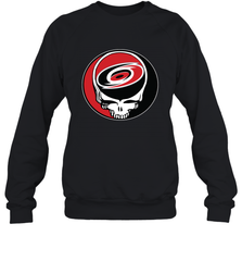 Carolina Hurricanes Grateful Dead Steal Your Face Hockey NHL Adult Sweatshirt Adult Sweatshirt - VeigarTee