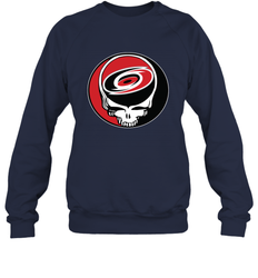 Carolina Hurricanes Grateful Dead Steal Your Face Hockey NHL Adult Sweatshirt