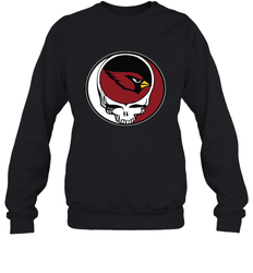 Arizona Cardinals Grateful Dead Steal Your Face NFL Football Adult Sweatshirt