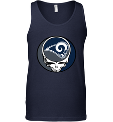 Los Angeles Rams Grateful Dead Steal Your Face NFL Football Mens Tank Top