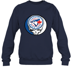 Toronto Blue Jays Grateful Dead Steal Your Face Baseball Adult Sweatshirt