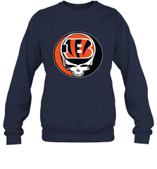 Cincinnati Bengals Grateful Dead Steal Your Face NFL Football Adult Sweatshirt Adult Sweatshirt - VeigarTee