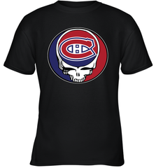 Montreal Canadiens Grateful Dead Steal Your Face Hockey NHL Youth T-Shirt Youth T-Shirt - VeigarTee