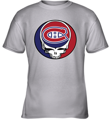Montreal Canadiens Grateful Dead Steal Your Face Hockey NHL Youth T-Shirt Youth T-Shirt - VeigarTee