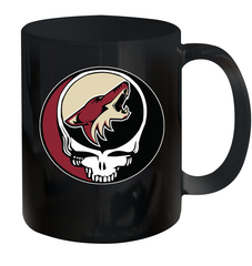 Arizona Coyotes Grateful Dead Steal Your Face Hockey NHL Ceramic Mug 11oz Ceramic Mug 11oz - VeigarTee