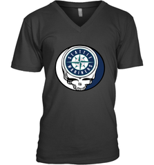 Seattle Mariners Grateful Dead Steal Your Face Baseball Mens V-Neck T-Shirt Mens V-Neck T-Shirt - VeigarTee