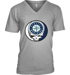Seattle Mariners Grateful Dead Steal Your Face Baseball Mens V-Neck T-Shirt Mens V-Neck T-Shirt - VeigarTee