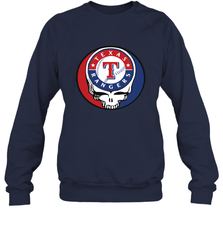 Texas Rangers Grateful Dead Steal Your Face Baseball Adult Sweatshirt Adult Sweatshirt - VeigarTee