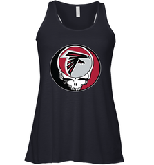 Atlanta Falcons Grateful Dead Steal Your Face NFL Football Womens Racerback Tank Top Womens Racerback Tank Top - VeigarTee