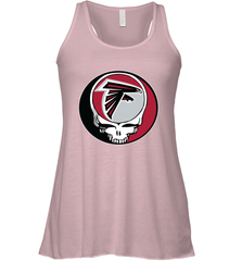 Atlanta Falcons Grateful Dead Steal Your Face NFL Football Womens Racerback Tank Top Womens Racerback Tank Top - VeigarTee