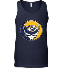 Nashville Predators Grateful Dead Steal Your Face Hockey NHL Mens Tank Top Mens Tank Top - VeigarTee