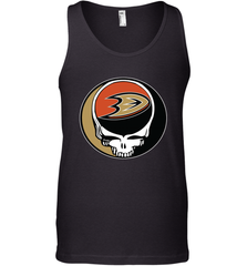 Anaheim Ducks Grateful Dead Steal Your Face Hockey NHL Mens Tank Top Mens Tank Top - VeigarTee