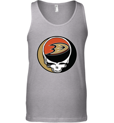 Anaheim Ducks Grateful Dead Steal Your Face Hockey NHL Mens Tank Top Mens Tank Top - VeigarTee